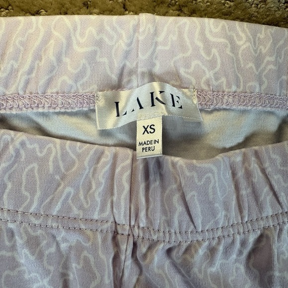 LAKE Other - LAKE Women XS Lilac Pajama Pants  Stretch Comfy Cozy Soft Pull‎ On Sleepwear